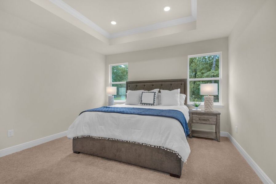Representative furnished interior of a home built from the Crystal by Holiday Builders in Yellow River Ranch, Milton (Image 7).