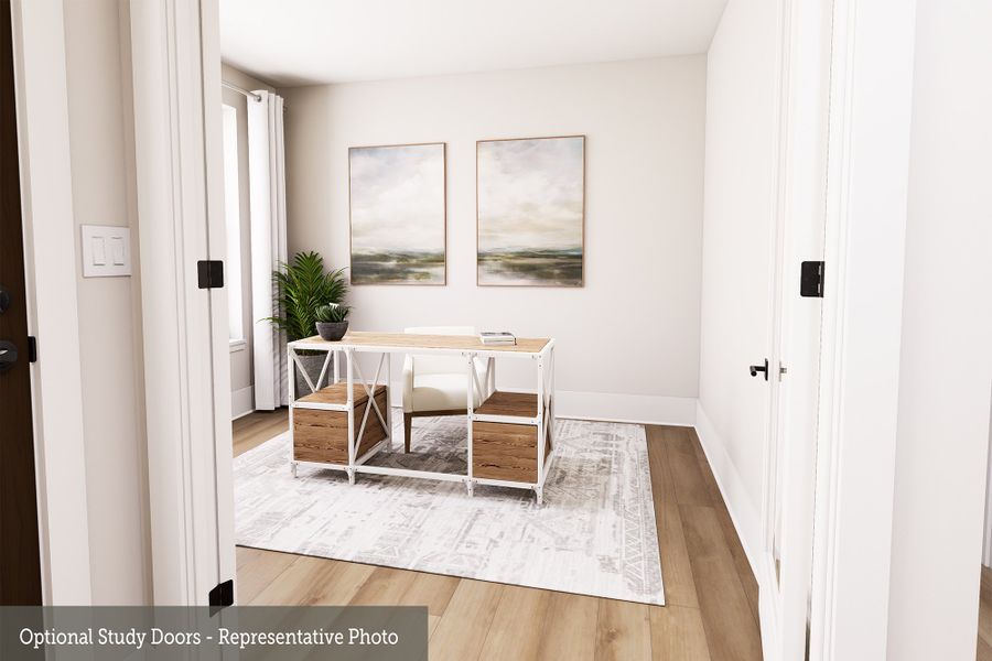 The Lilac - Study with Optional Doors