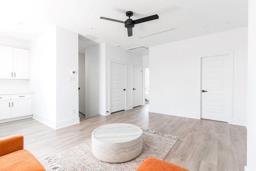 Furnished interior view inside a new home in , Houston (Image 12).
