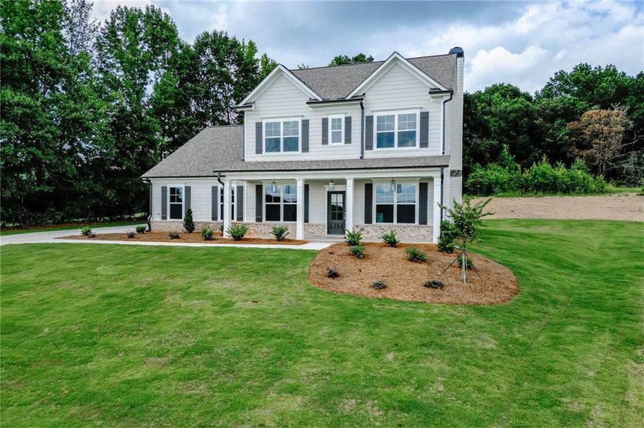 Front exterior of a new home in , Jefferson, GA, highlighting curb appeal (Image 22). Front exterior of a new home in , Jefferson, GA, highlighting curb appeal (Image 22).