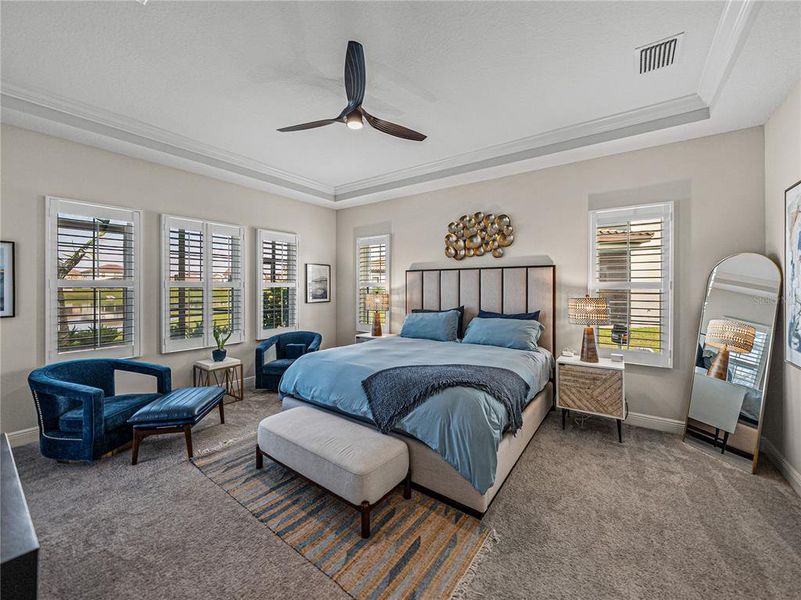 Furnished interior view inside a new home in Mirada, San Antonio (Image 55). Furnished interior view inside a new home in Mirada, San Antonio (Image 55).