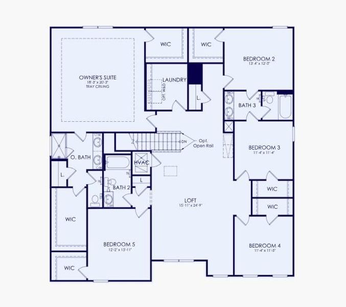 2D floor plan layout of this home in Hamilton Place, Cartersville, GA (Image 3). 2D floor plan layout of this home in Hamilton Place, Cartersville, GA (Image 3).