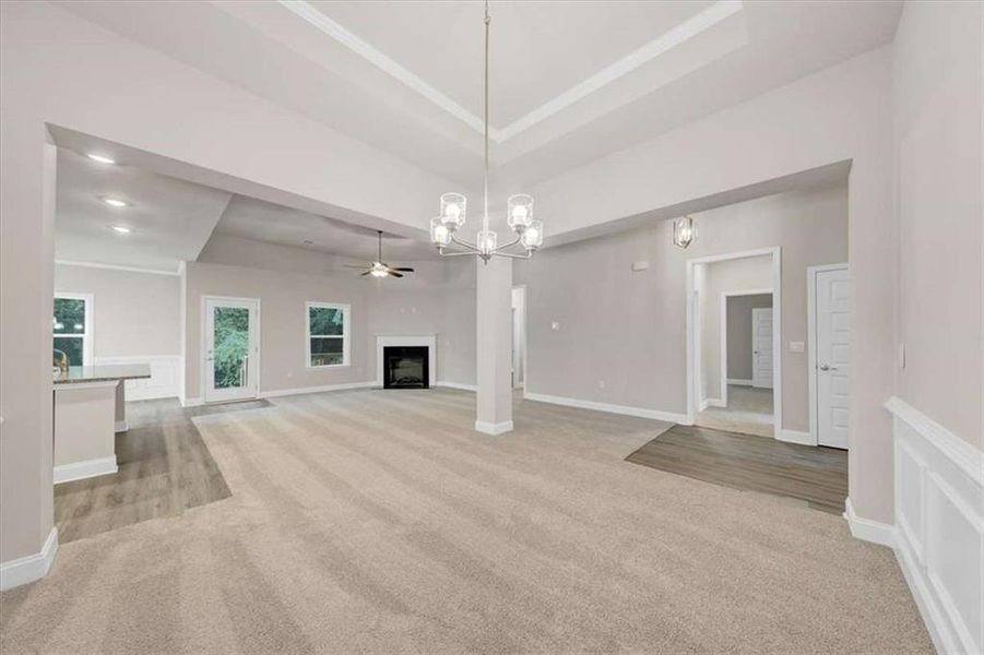 Spacious, unfurnished interior of a new home in Scarlett Place, Bowdon (Image 22).