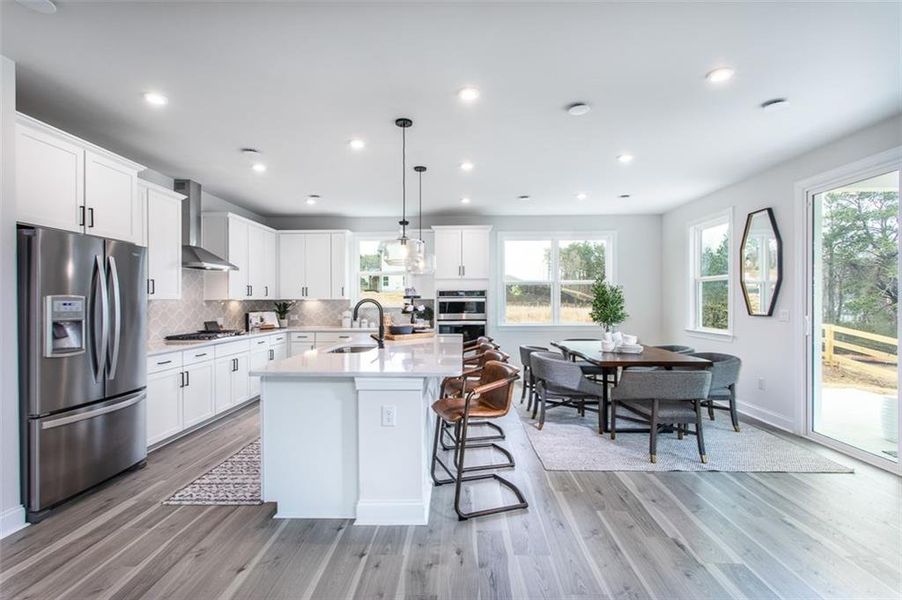Furnished interior view inside a new home in Hopewell Reserve, Cumming (Image 10). Furnished interior view inside a new home in Hopewell Reserve, Cumming (Image 10).