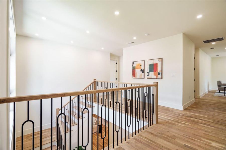Furnished interior view inside a new home in , Dallas (Image 33).