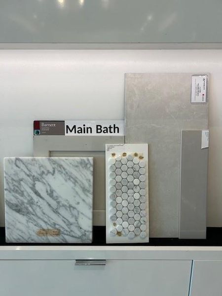Design Selections for Main Bath