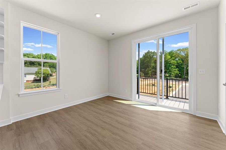 Spacious, unfurnished interior of a new home in Ashmore Square, Charlotte (Image 12). Spacious, unfurnished interior of a new home in Ashmore Square, Charlotte (Image 12).
