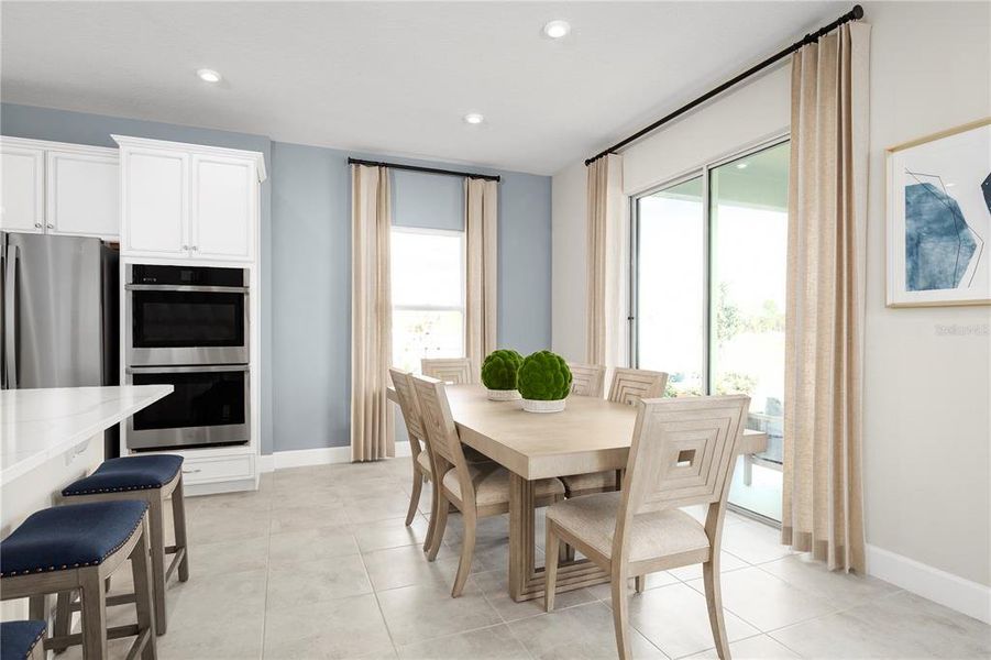 Furnished interior view inside a new home in Reserve at Lake Meadows, Ocoee (Image 18). Furnished interior view inside a new home in Reserve at Lake Meadows, Ocoee (Image 18).