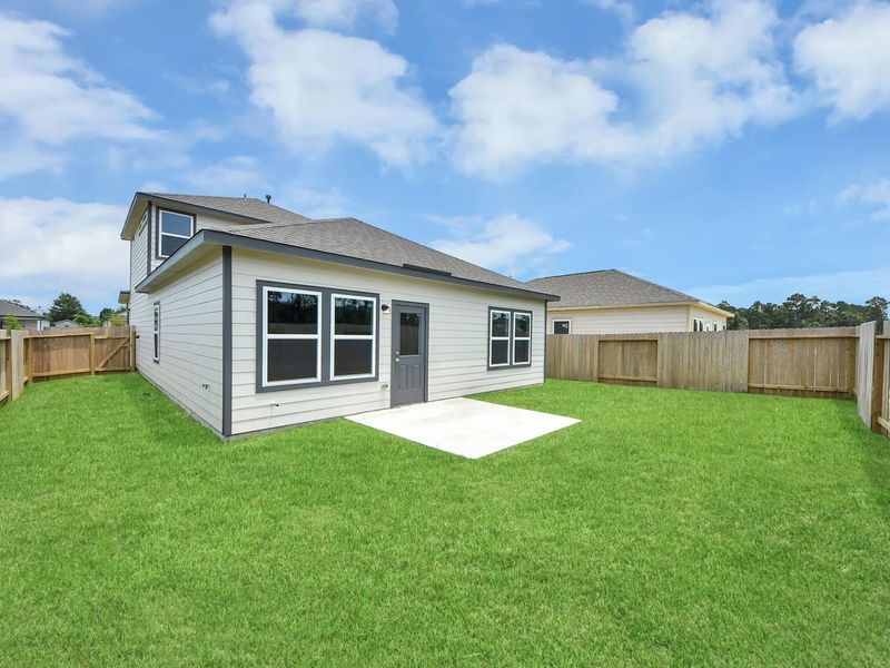 Exterior details and patio area of a home in The Villages at WestPointe, Dayton (Image 3).