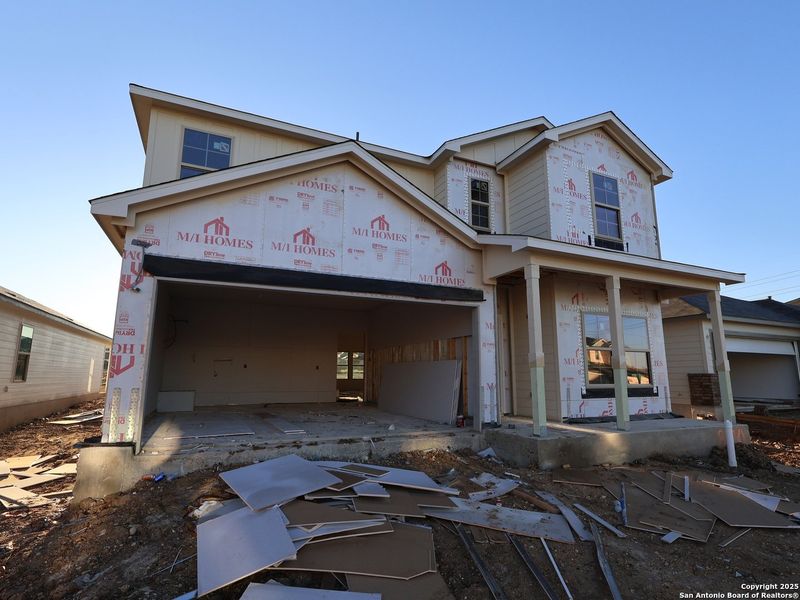 In-progress construction of a new home in Agave, San Antonio, TX (Image 20).