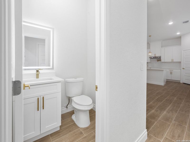 Furnished interior view inside a new home in , Elmendorf (Image 25).