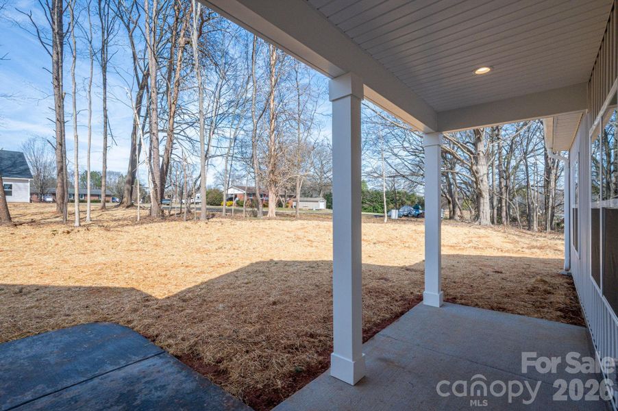 Exterior details and patio area of a home in , Shelby (Image 26).