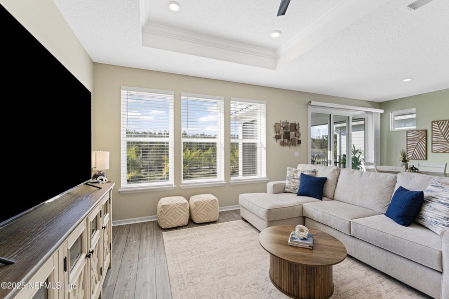 Furnished interior view inside a new home in Summer Bay at Grand Oaks, St. Augustine (Image 8).