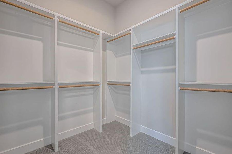 Large Walk-in Closet with Built ins