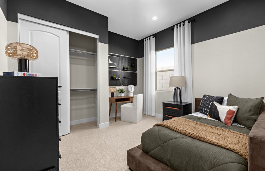 Representative furnished interior of a home built from the Haskell by Pulte Homes in Regent Hills - Meadow Series, Buckeye (Image 10).