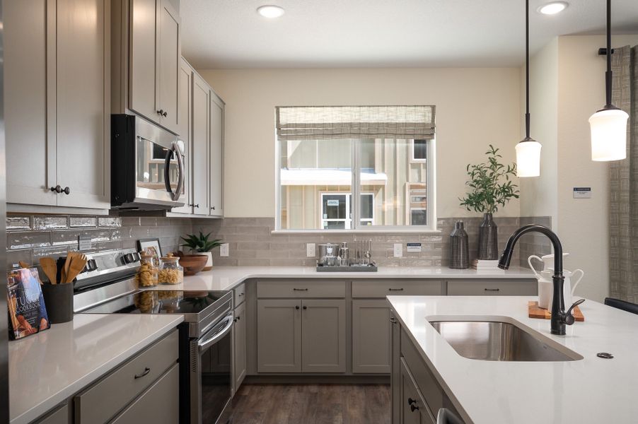 Representative furnished interior of a home built from the Oliver by Lokal Homes in The Commons at Victory Ridge, Colorado Springs (Image 36).