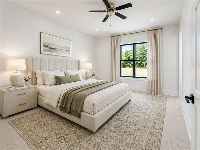 Furnished interior view inside a new home in , Acworth (Image 18).