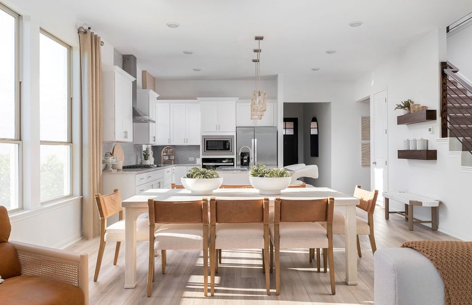 Dining Space Overlooking the Kitchen Dining Space Overlooking the Kitchen