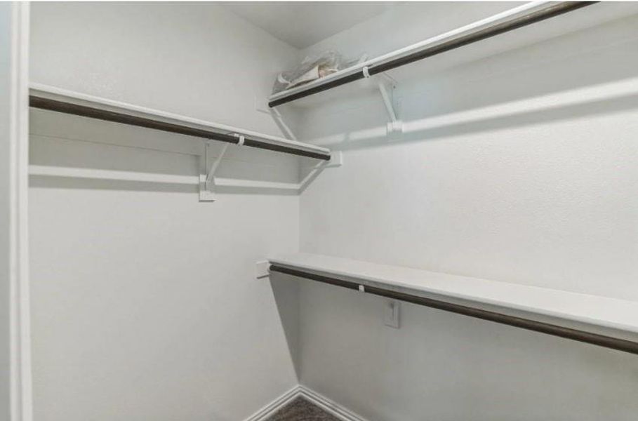 View of spacious closet