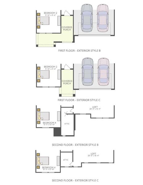 2D floor plan layout of this home in Lagos Reserve, Manor, TX (Image 25). 2D floor plan layout of this home in Lagos Reserve, Manor, TX (Image 25).