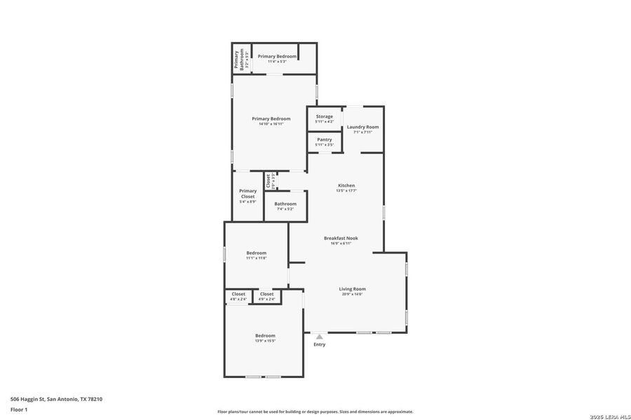 2D floor plan layout of this home in , San Antonio, TX (Image 5).