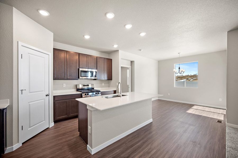 Furnished interior view inside a new home in Aspen Ranch, Fountain (Image 10).