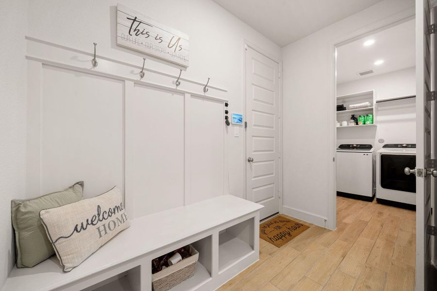 Furnished interior view inside a new home in , Manvel (Image 14).
