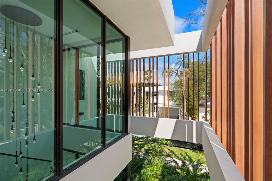 Exterior details and patio area of a home in , Miami (Image 25). Exterior details and patio area of a home in , Miami (Image 25).