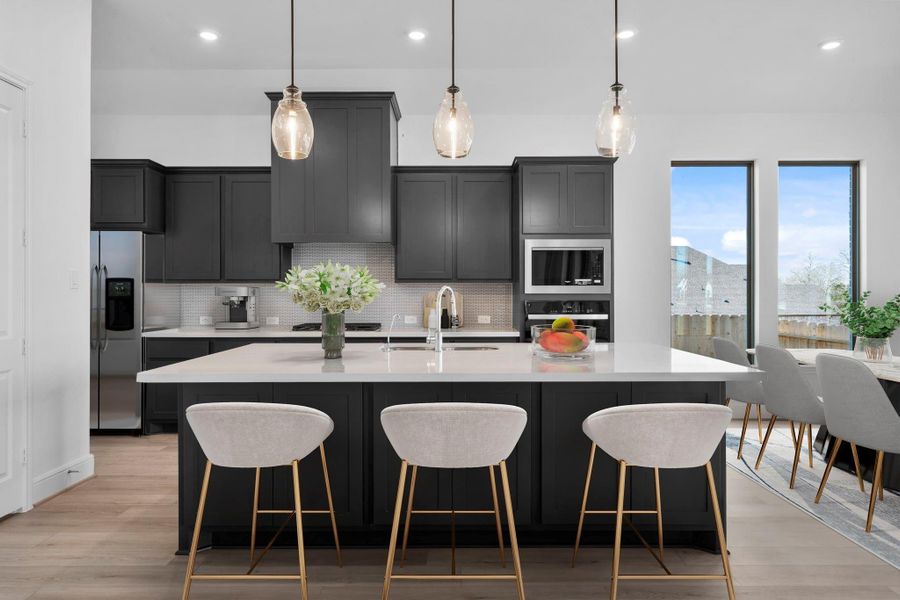 Furnished interior view inside a new home in Chambers Creek, Willis (Image 14).