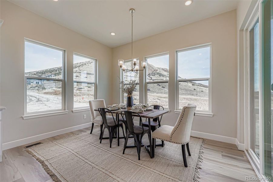 Furnished interior view inside a new home in Hillside at Castle Rock, Castle Rock (Image 19).