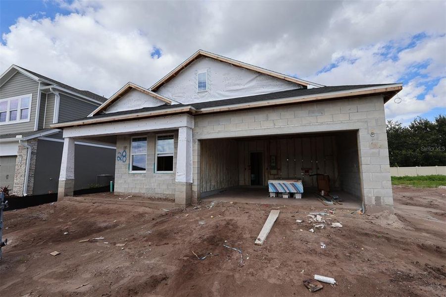 In-progress construction of a new home in Bay Lake Farms, St. Cloud, FL (Image 17).
