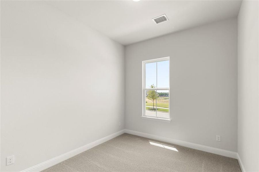 Spacious, unfurnished interior of a new home in Painted Tree Showcase, McKinney (Image 22).