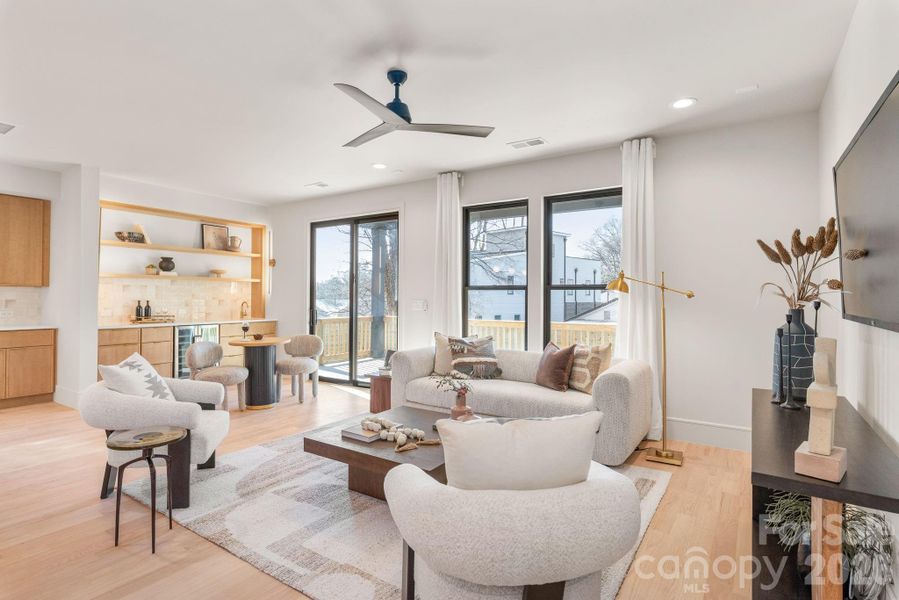 Furnished interior view inside a new home in , Charlotte (Image 40). Furnished interior view inside a new home in , Charlotte (Image 40).