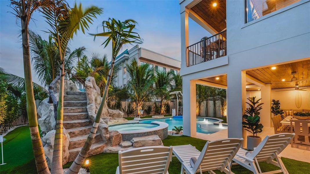 Exterior details and patio area of a home in , Sarasota (Image 36).