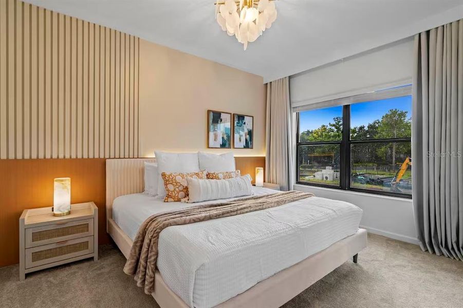 Furnished interior view inside a new home in , Orlando (Image 16).