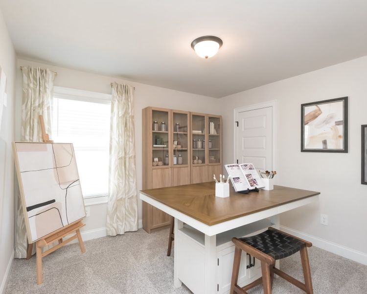 Furnished interior view inside a new home in Hemingway - Reserve Series, Cumming (Image 12).