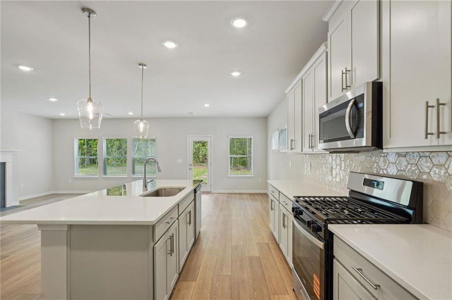 Furnished interior view inside a new home in Westmont Preserve, Powder Springs (Image 19).
