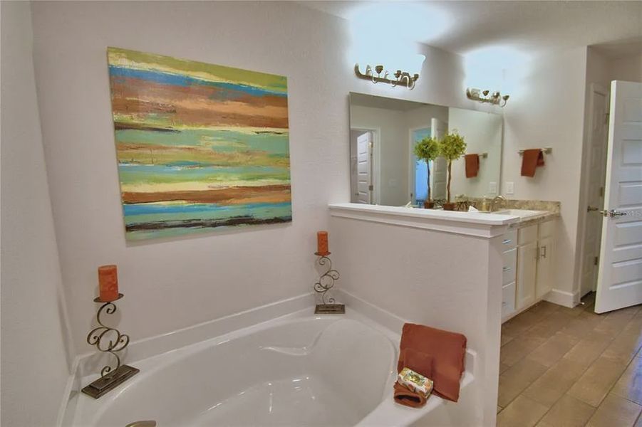 Furnished interior view inside a new home in Magnolia Park, Haines City (Image 33).