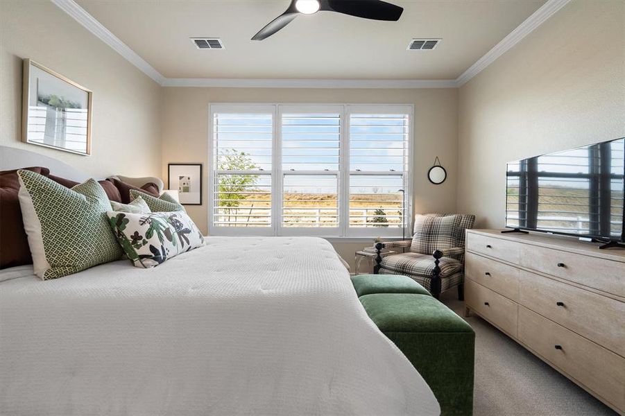 Furnished interior view inside a new home in Robson Ranch Texas, Denton (Image 28).