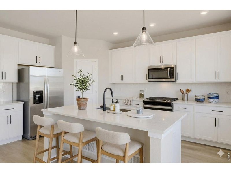 Furnished interior view inside a new home in Country Club Reserve, Fort Collins (Image 16).