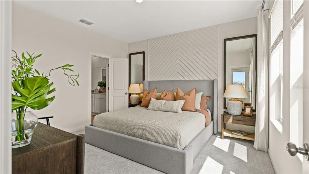 Furnished interior view inside a new home in , Clermont (Image 12).