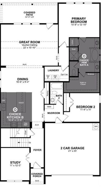 Beazer Homes Goodland Laredo plan