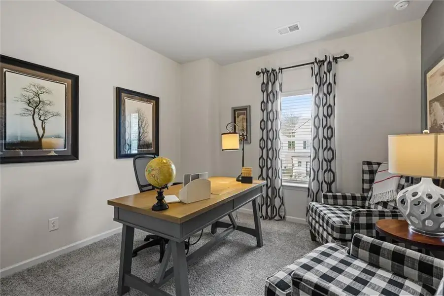 Furnished interior view inside a new home in Trinity Station, Auburn (Image 14).