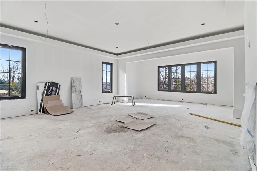 In-progress construction of a new home in , Alpharetta, GA (Image 29).