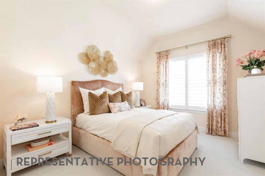 Furnished interior view inside a new home in Furst Ranch, Flower Mound (Image 12). Furnished interior view inside a new home in Furst Ranch, Flower Mound (Image 12).