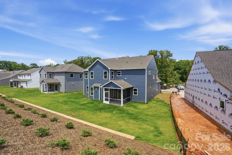 Rear of home