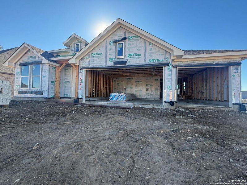 In-progress construction of a new home in Saddlebrook Ranch, Schertz, TX (Image 10).