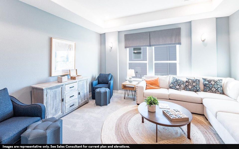 Furnished interior view inside a new home in Suncreek Estates, Rosharon (Image 13).