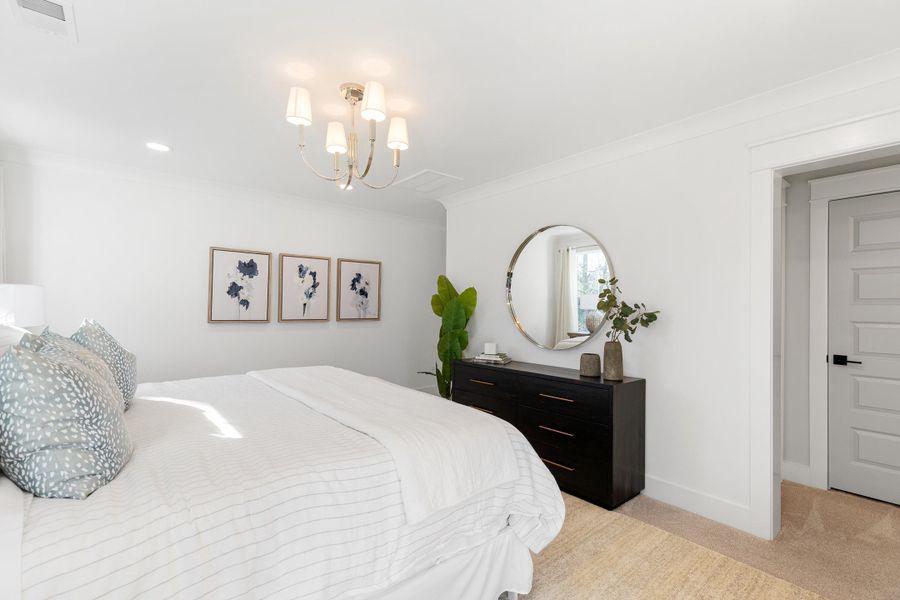 Furnished interior view inside a new home in Miller's Crossing, Johns Island (Image 44).