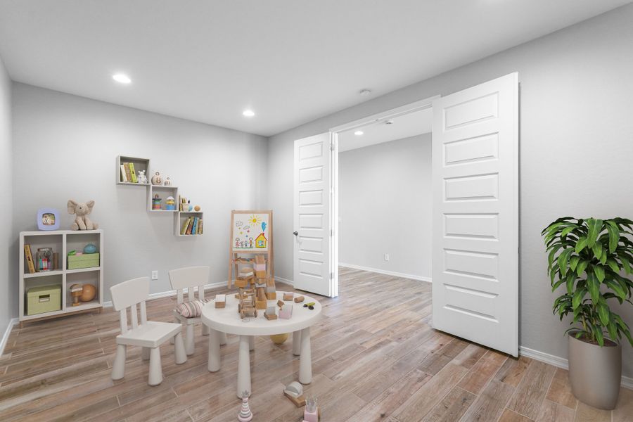 Representative furnished interior of a home built from the Redrock by Taylor Morrison in Artisan at Asante Passage Collection, Surprise (Image 5).